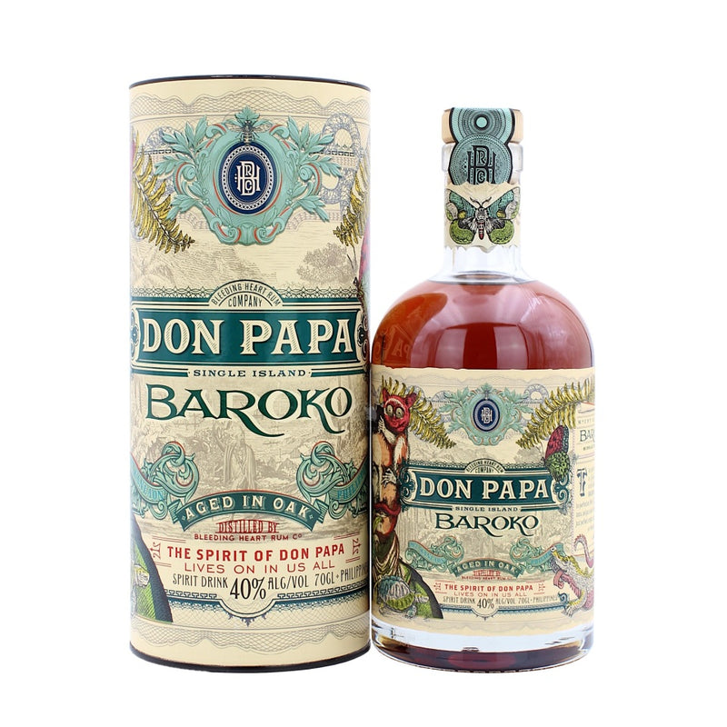 DON PAPA BAROKO FILIPPINE SINGLE ISLAND RUM CON ASTUCCIO 700mℓ