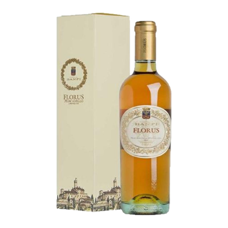 BANFI FLORUS MOSCADELLO DI MONTALCINO DOC VENDEMMIA TARDIVA CON ASTUCCIO 500mℓ