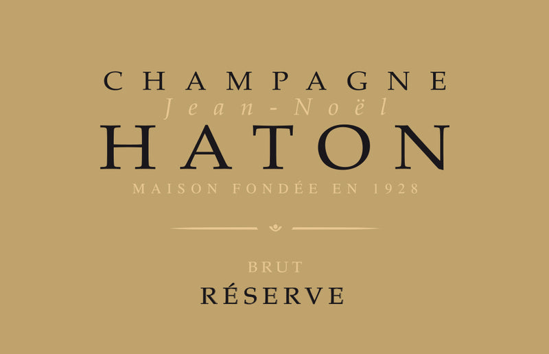 JEAN NOEL HATON CHAMPAGNE AOC BRUT CUVÉE RESERVE 750mℓ