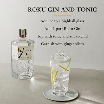 ROKU GIN ARTIGIANALE GIAPPONESE SUNTORY 700mℓ