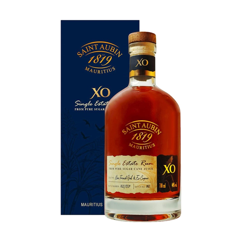 SAINT AUBIN XO RUM AGRICOLO 100% PURO SUCCO DI CANNA DA ZUCCHERO CON ASTUCCIO 700mℓ