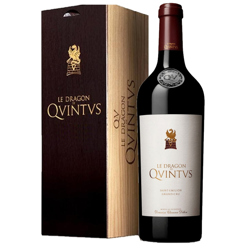 CHÂTEAU QUINTUS LE DRAGON DE QUINTUS GRAND CRU 2024 BORDEAUX SAINT-ÉMILION AOC WOODEN GIFT BOX 750mℓ