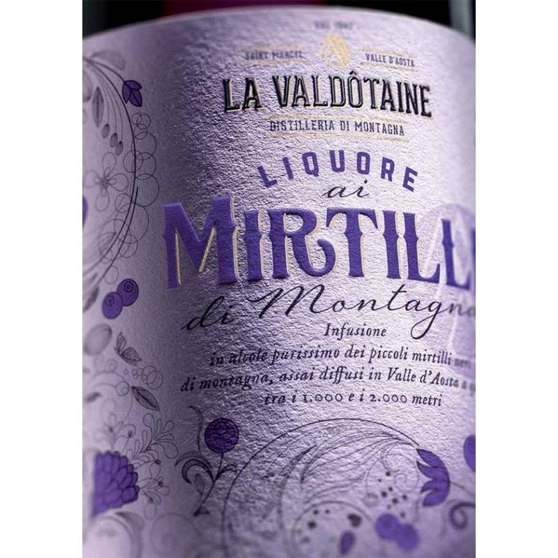 LA VALDÔTAINE LIQUORE AI MIRTILLI DI MONTAGNA VALLE D&